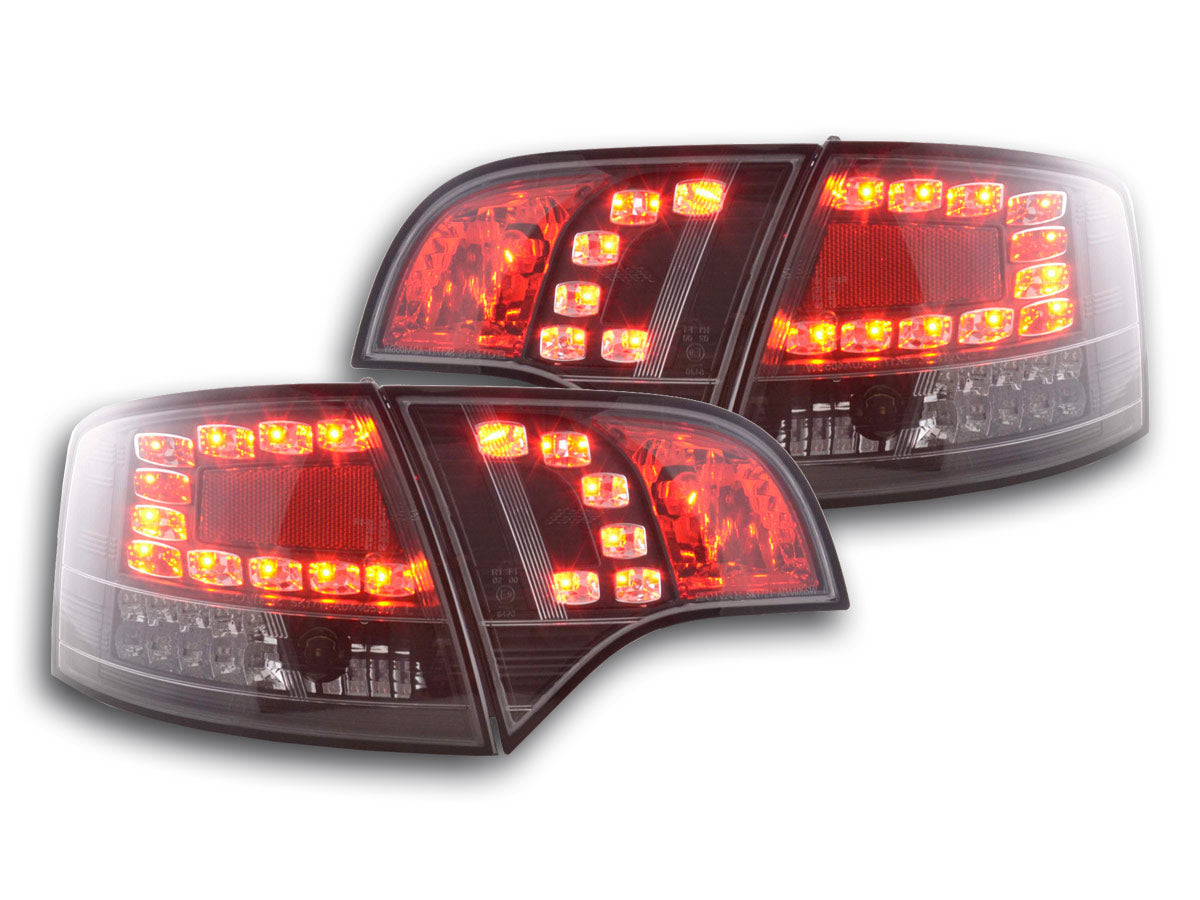 LED Rückleuchten Set Audi A4 Avant Typ 8E 04-08 schwarz LED Rückleuchten Set Audi A4 Avant Typ 8E 04-08 schwarz